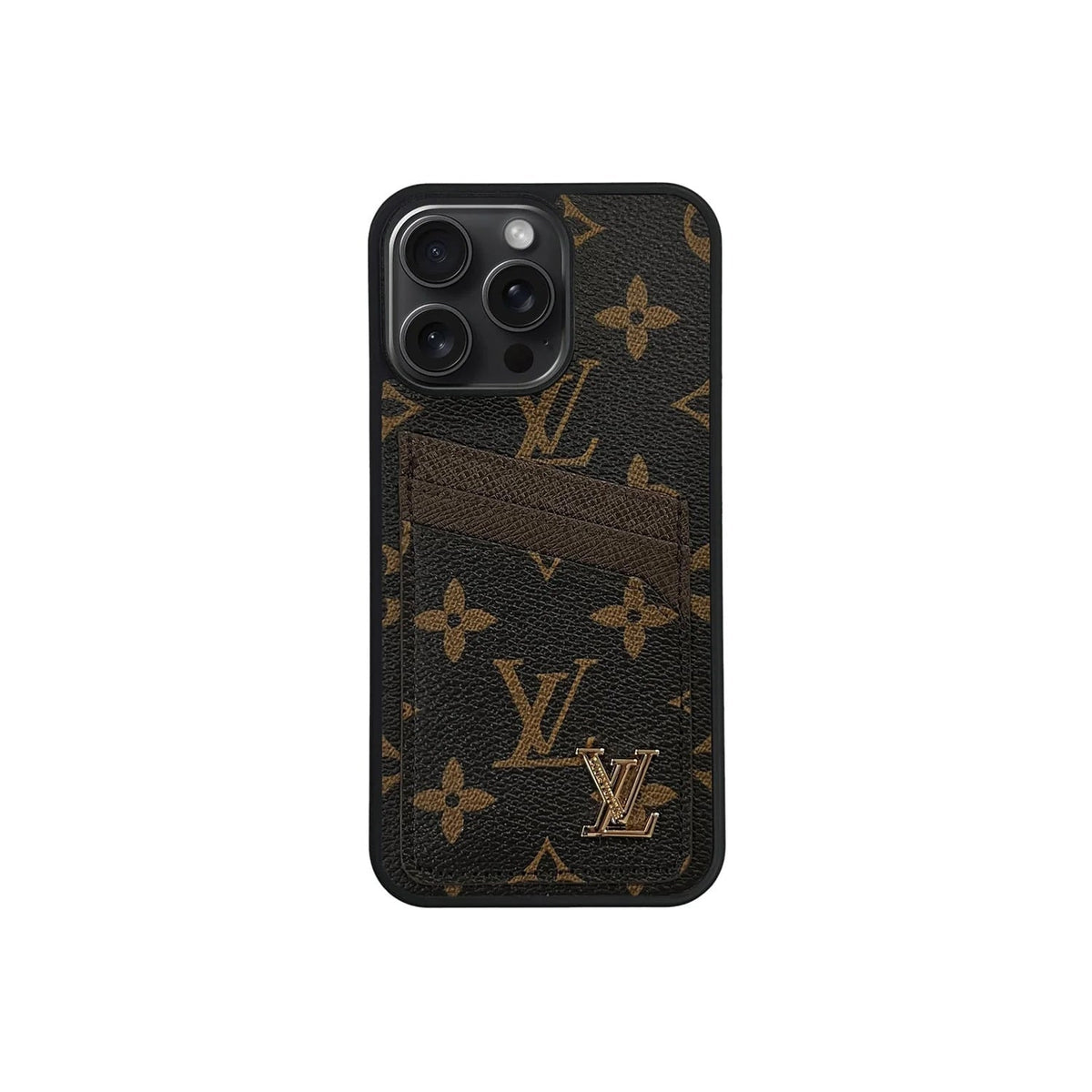 Brown Monogram Cardholder Fully Covered iPhone Case