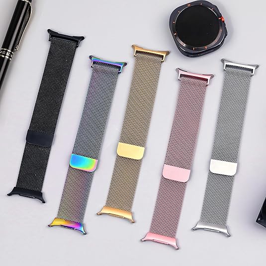 Magnetic Stainless Steel Milanese Loop Band for Samsung Galaxy Watch Ultra – Unisex
