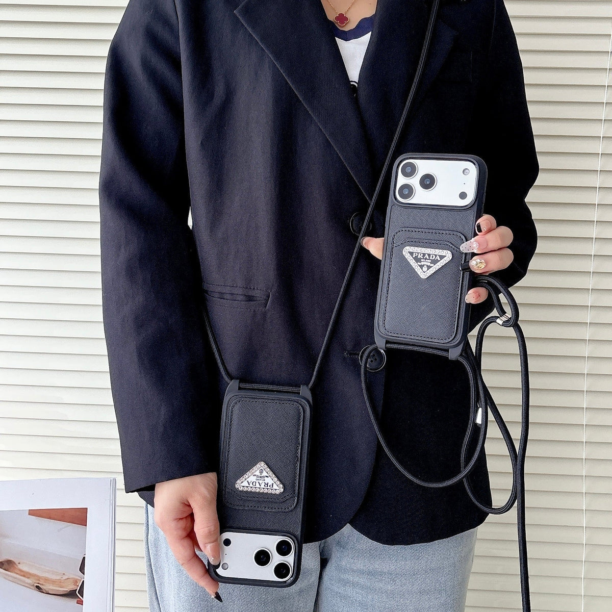 Prada Crossbody Phone Case iPhone