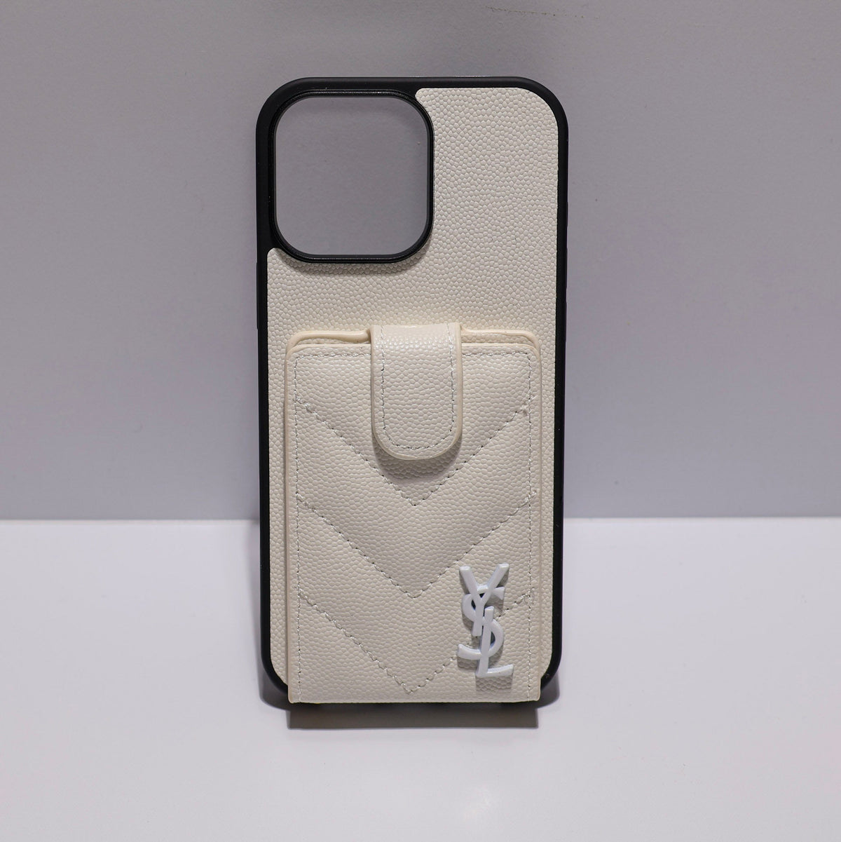 iPhone Case YSL Leather Card Holder