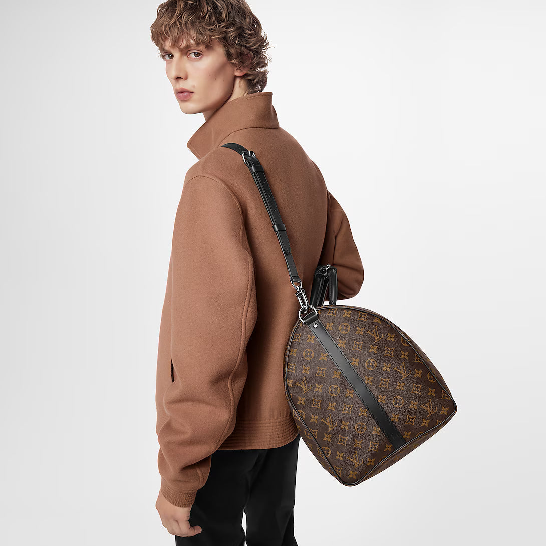 Unisex L-Luxury Monogram Travel Bag – Elegance On the Go