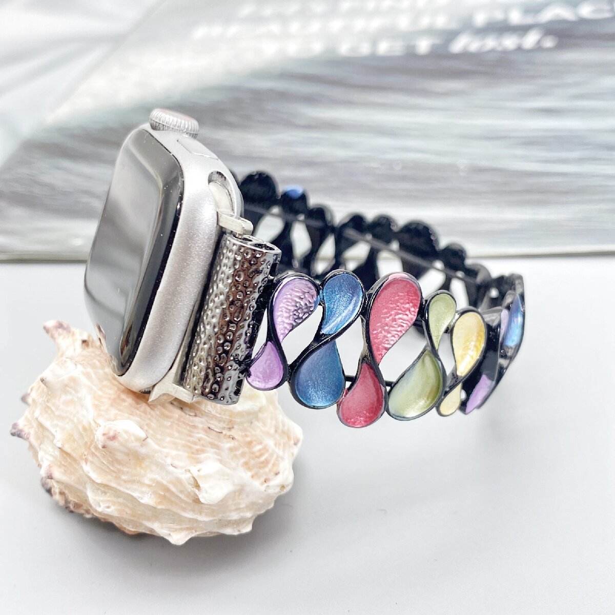 Boho Multicolor Enamel Apple Watch Band