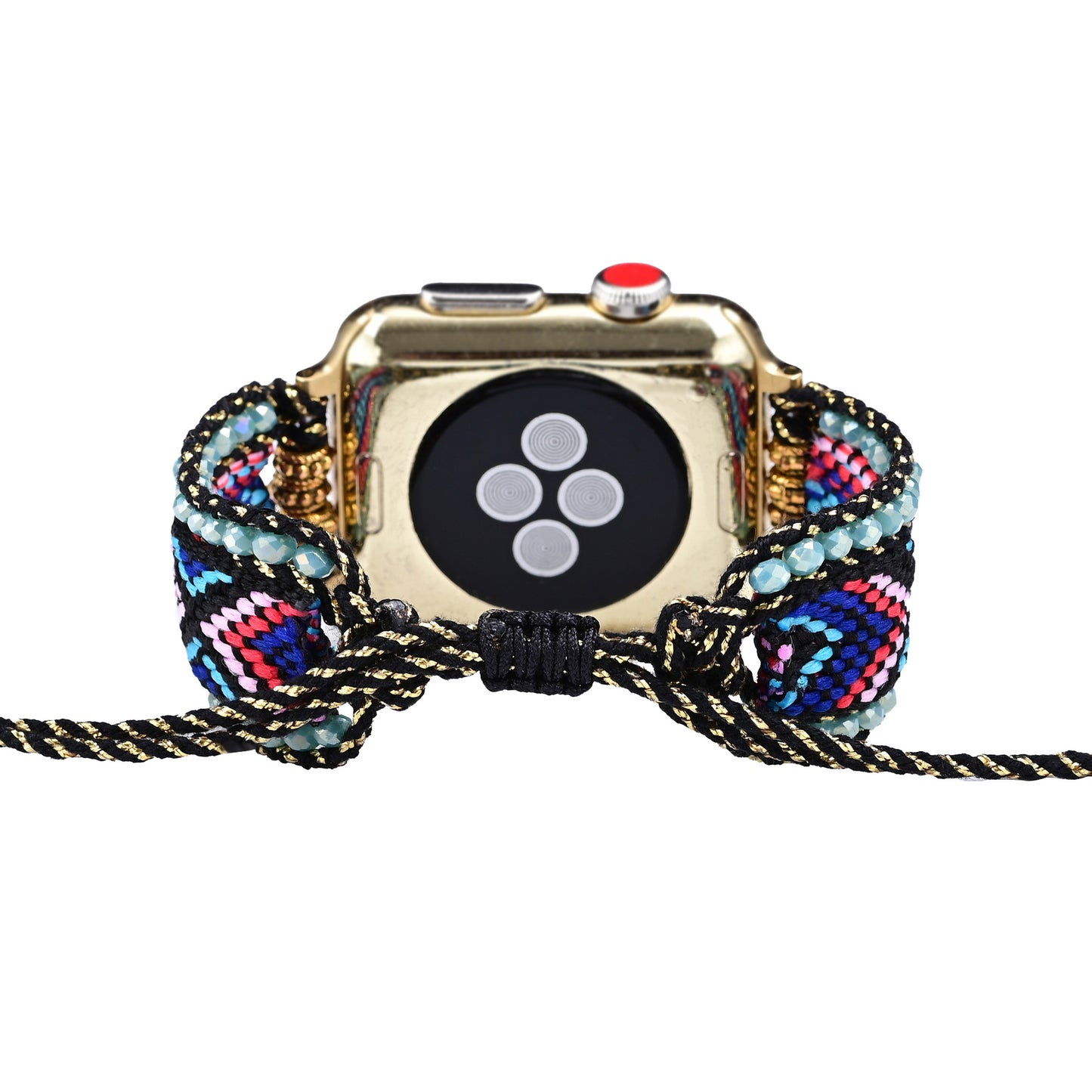 Boho Aquamarine Braided Apple Watch Band