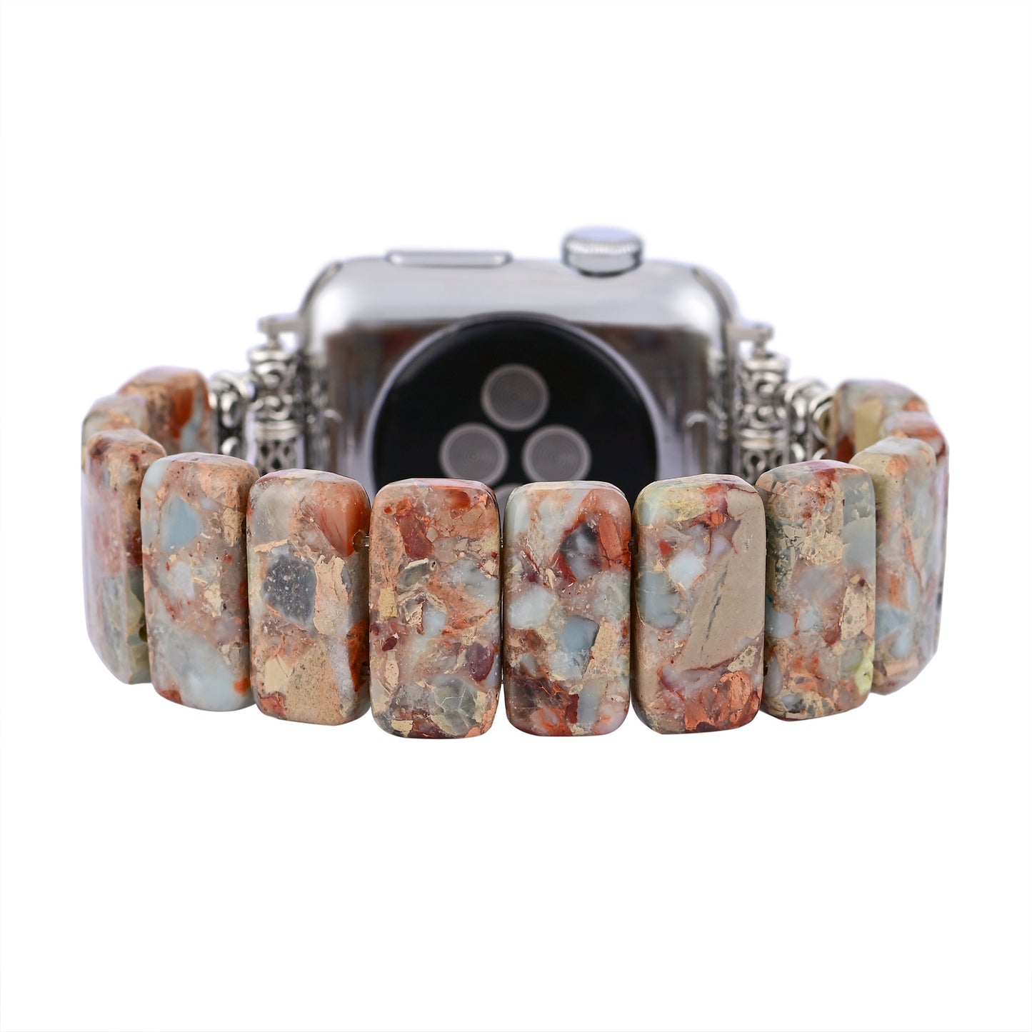 Earth Tibetan Jasper Stretch Apple Watch Strap
