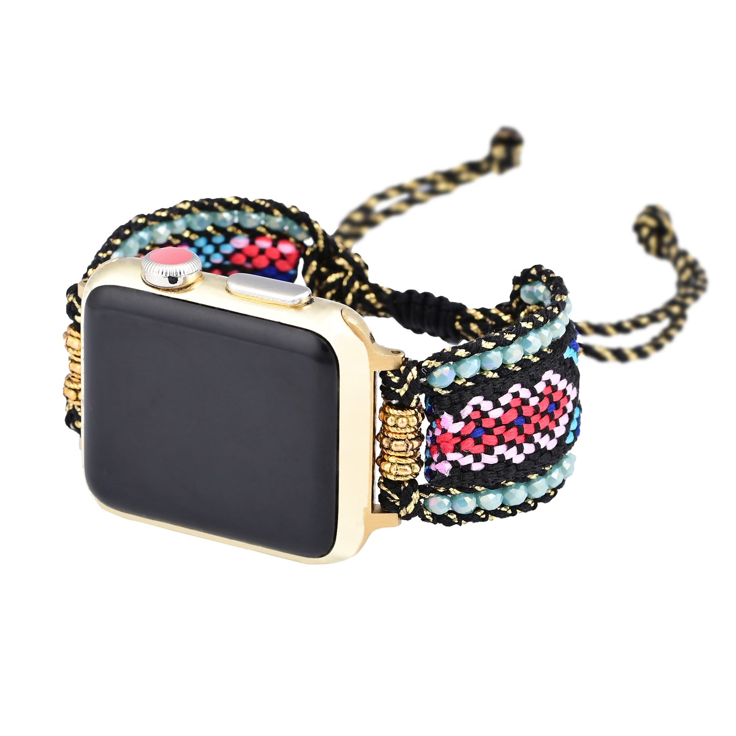 Boho Aquamarine Braided Apple Watch Band