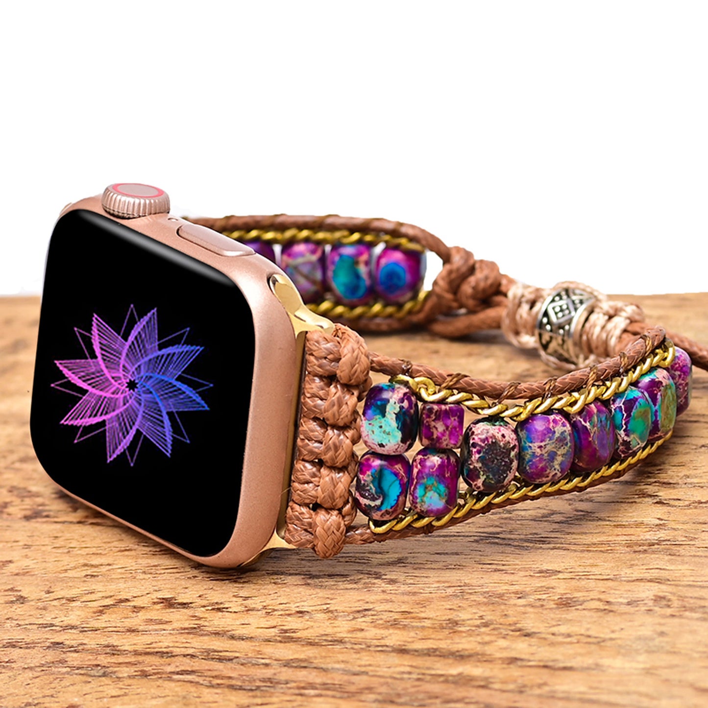 Imperial Stone Floral Apple Watch Strap