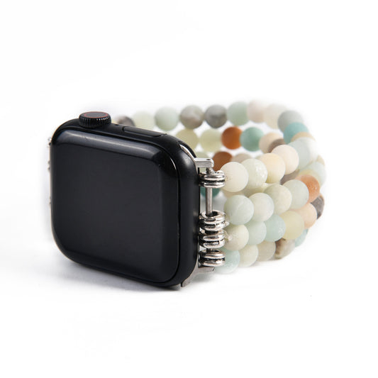 Amazonite Jasper Stretch Apple Watch Band