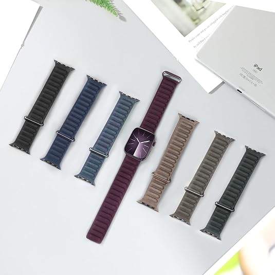 Magnetic Nylon Band for Apple Watch 38–49mm – Unisex