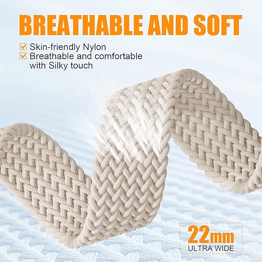 Magnetic Braided Nylon Loop for Apple Watch – Unisex