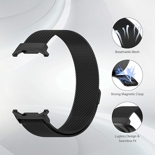 Magnetic Stainless Steel Milanese Loop Band for Samsung Galaxy Watch Ultra – Unisex