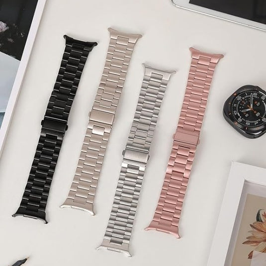 No-Gap Stainless Steel Metal Band for Samsung Galaxy Watch Ultra – Unisex