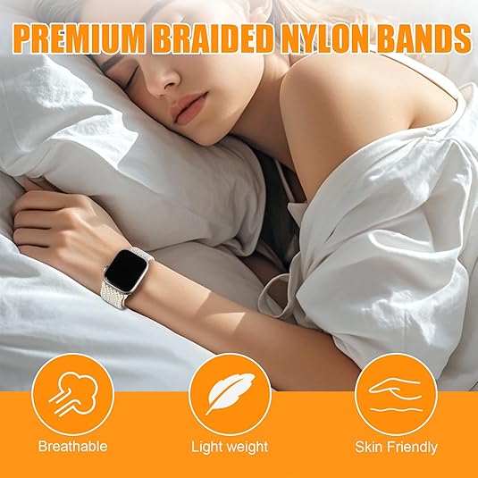 Magnetic Braided Nylon Loop for Apple Watch – Unisex