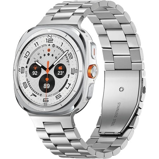 No-Gap Stainless Steel Metal Band for Samsung Galaxy Watch Ultra – Unisex