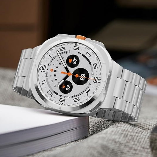 No-Gap Stainless Steel Metal Band for Samsung Galaxy Watch Ultra – Unisex