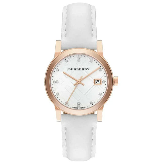Burberry The City Diamond Ladies Rose Gold 34mm Watch