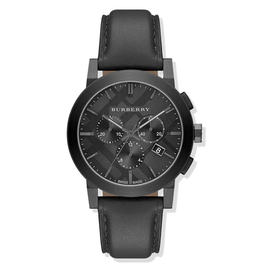 Burberry Men's The City Black Chronograph 42mm Watch