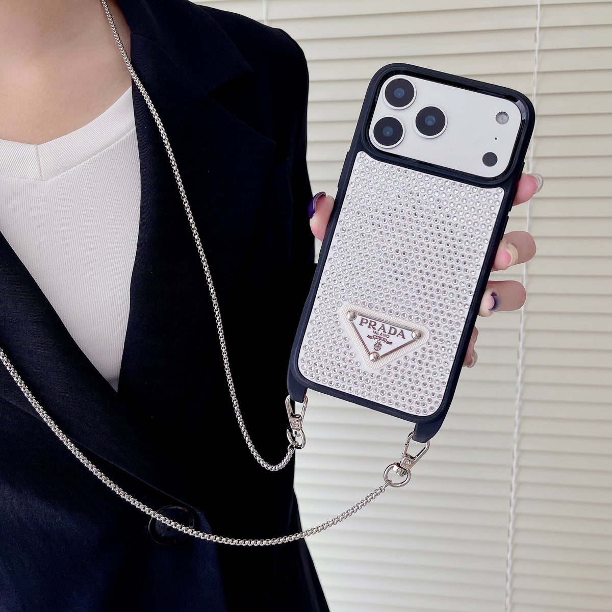 Prada Phone Case on Chain