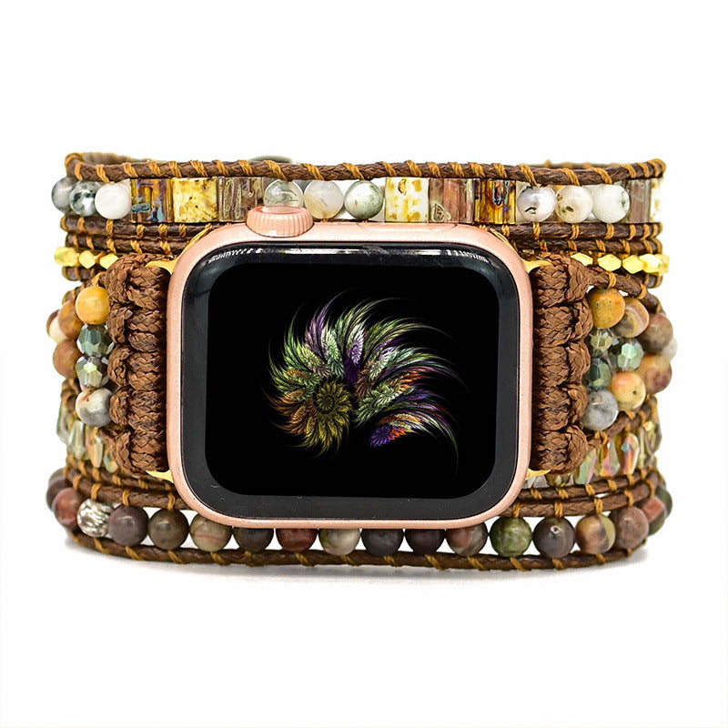 Bohemian Natural Stone Apple Watch Strap