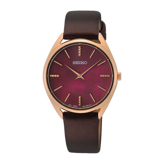 Seiko Classic Red Ladies Watch