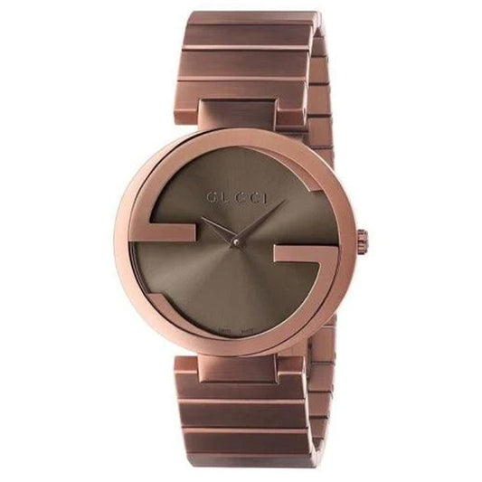 Gucci Watch Interlocking G Ladies 37mm Brown