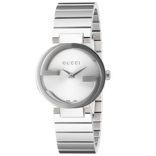 Gucci Watch Interlocking G Ladies 29mm Silver