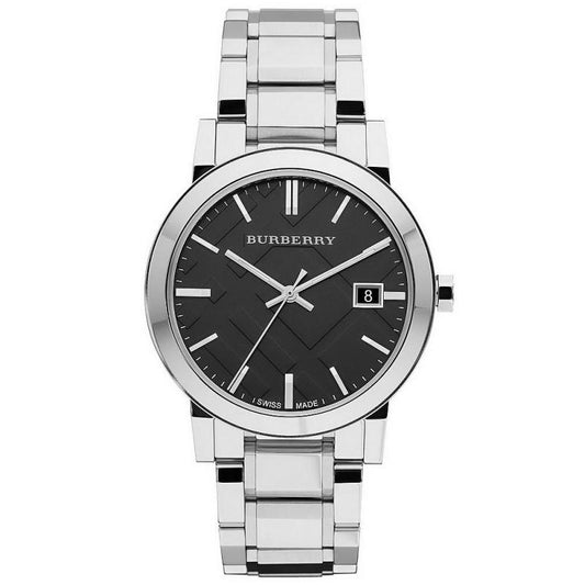 Burberry The City Black Steel 38mm Watch
