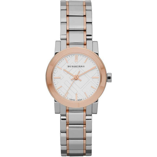 Burberry Ladies 2 tone Rose Gold 26mm Watch