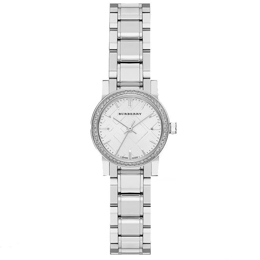 Burberry Ladies The City Diamond White 26mm Watch