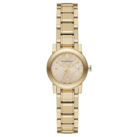 Burberry Ladies The City Gold 26mm Watch