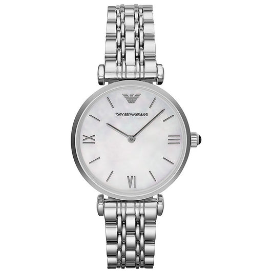 Emporio Armani Ladies Silver Watch