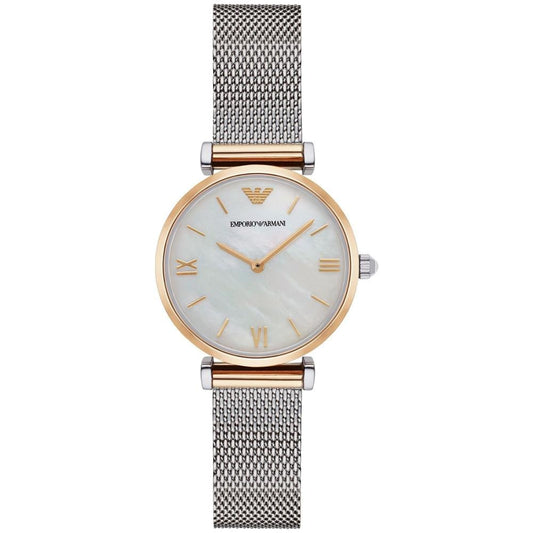 Emporio Armani Ladies Mother of Pearl Watch