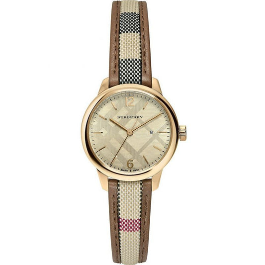 Burberry Ladies The Classic Yellow Gold 32mm Watch