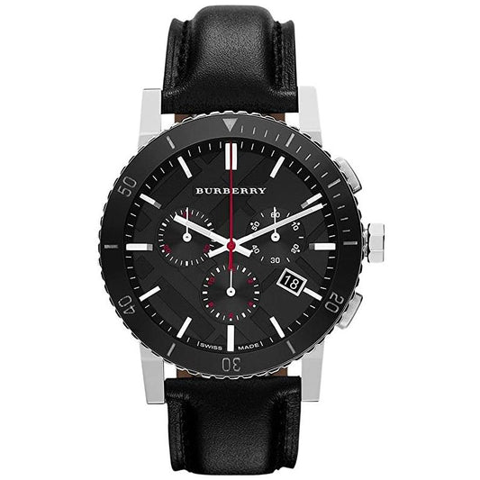 Burberry Men's Black Chronograph 42mm Watch