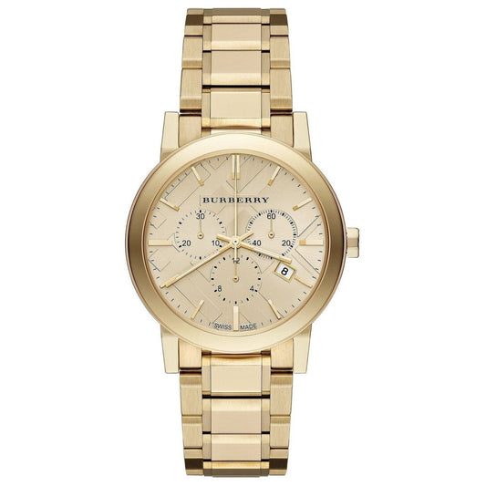 Burberry Gold Tone Chronograph 38mm Watch