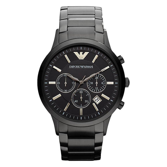 Emporio Armani Men's Black Chronograph Watch