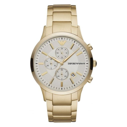 Emporio Armani Men's Chronograph Watch Renato Gold