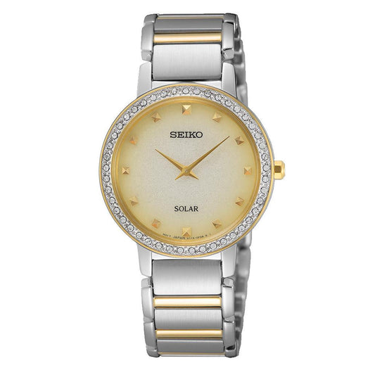 Seiko Caprice Solar Gold Ladies Watch